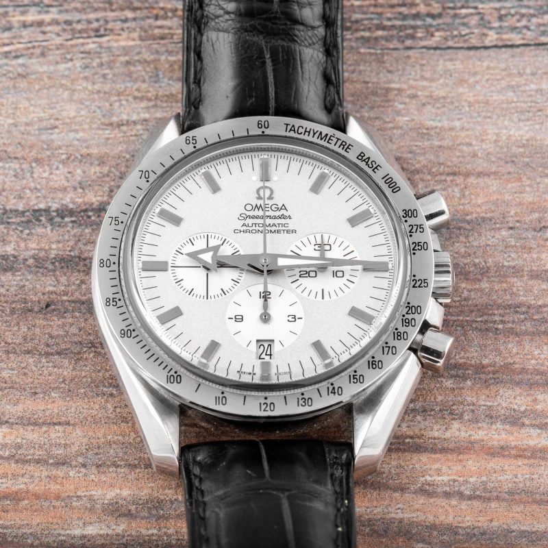 Omega SPEEDMASTER BROAD ARROW 18KT WHITE GOLD REF. 3652.30.31