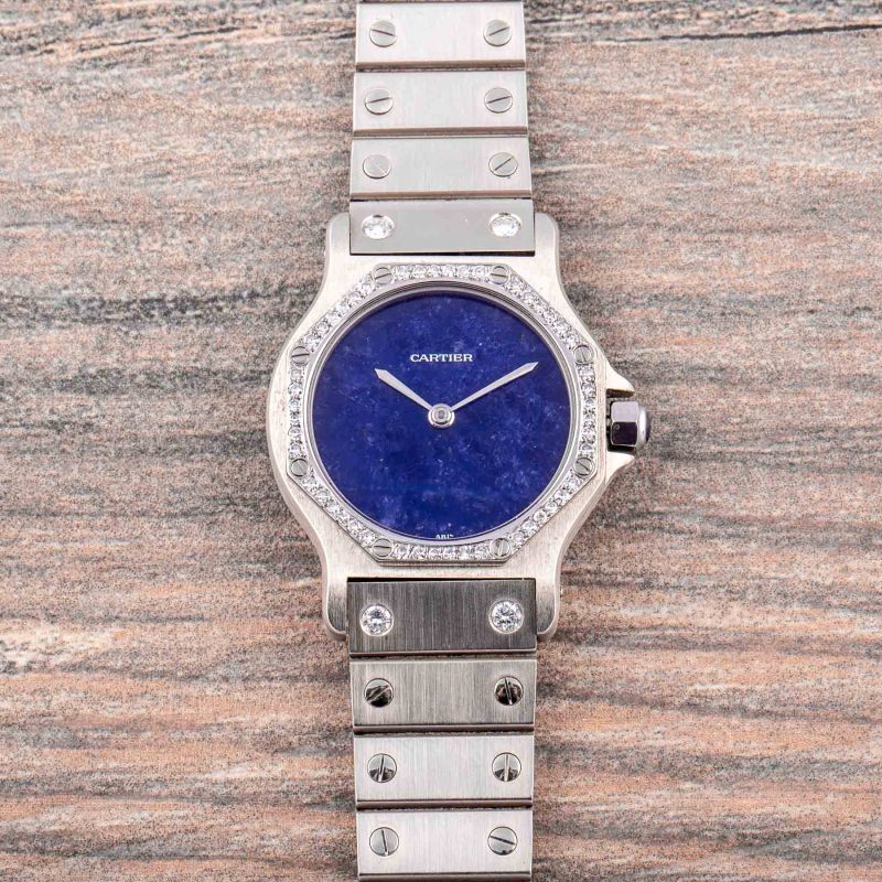 Cartier SANTOS OCATAGON LAPISLAZULI AUTOMATIQUE