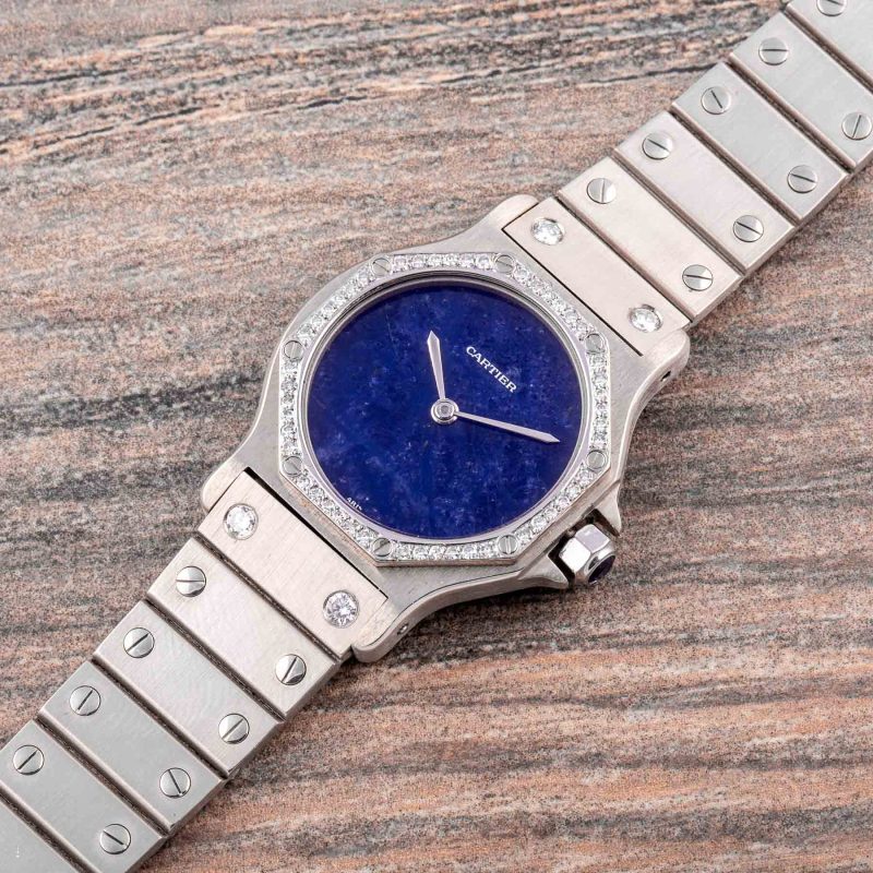 Cartier SANTOS OCATAGON LAPISLAZULI AUTOMATIQUE