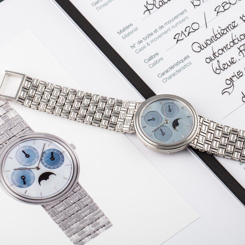 Caso Watches QUANTIEME PERPETUEL REF. 25736PT MOTHER OF PEARL DIAL Caso Watches