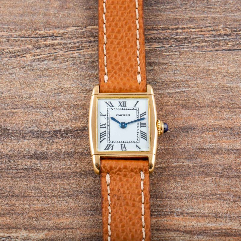 Cartier TANK LADY REVERSO YELLOW GOLD
