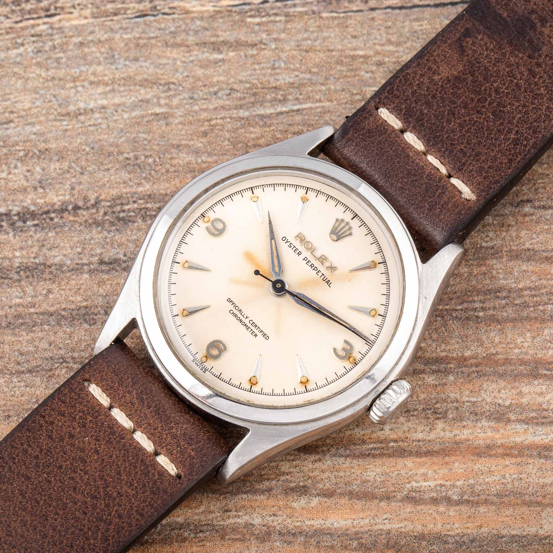 Caso Watches | OYSTER PERPETUAL REF. 6108 SEMI-BUBBLEBACK - Caso Watches