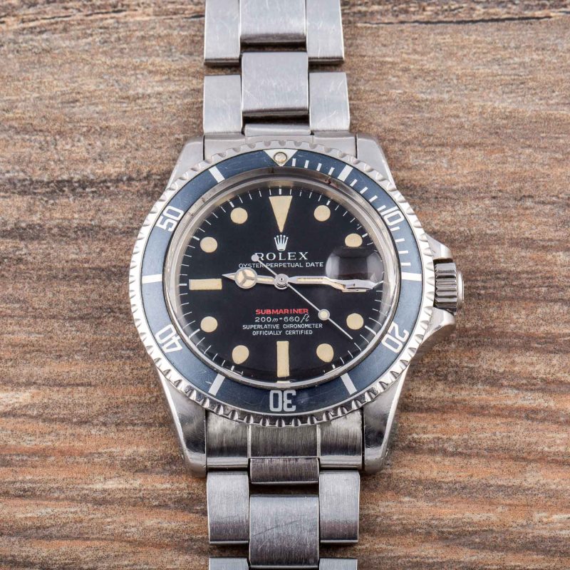 Rolex SUBMARINER REF. 1680 RED MF MK 2