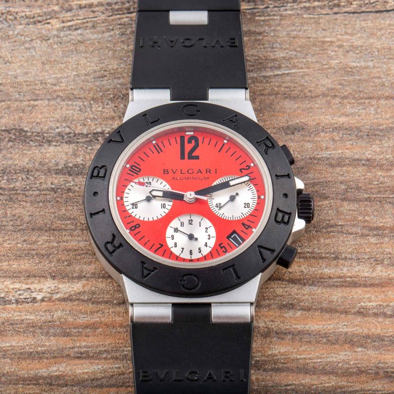 Bulgari DIAGONO ALUMINIUM CHRONOGRAPH LIMITED EDITION REF. AC 38 TA