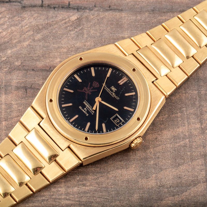 Iwc INGENIEUR QUARTZ REF. 9701 KHANJAR YELLOW GOLD