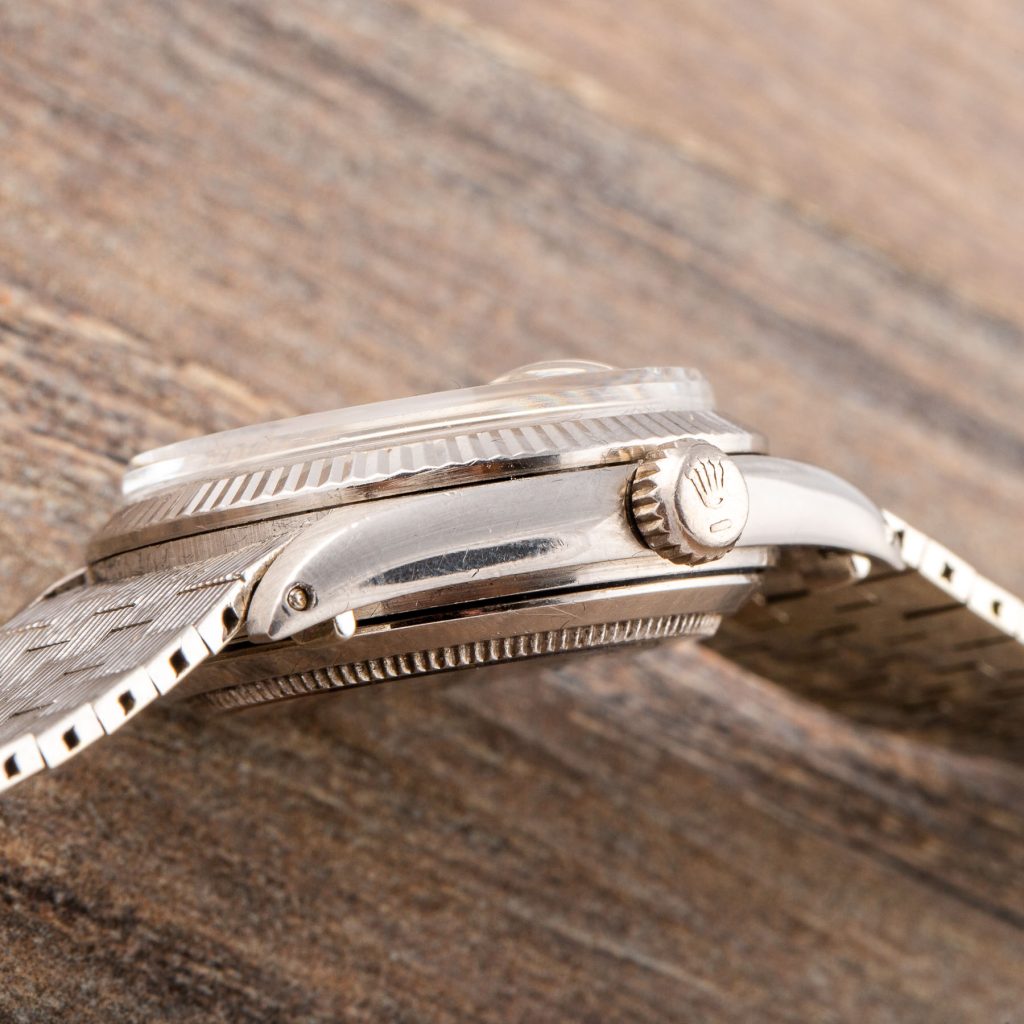 Caso Watches OYSTER DATE REF. 6627 31MM WHITE GOLD BRICK