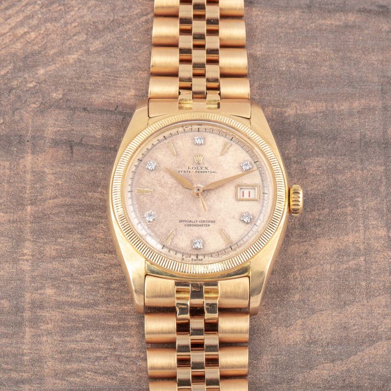 Rolex OYSTER PERPETUAL REF.6105 “OVETTONE” DIAMOND INDEXES