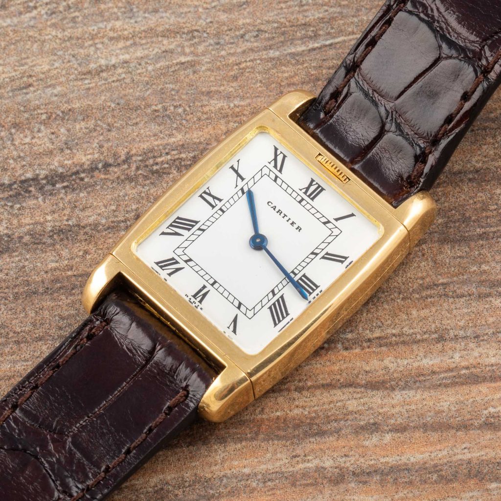 Caso Watches  TANK REVERSO DUAL TIME YELLOW GOLD - Caso Watches