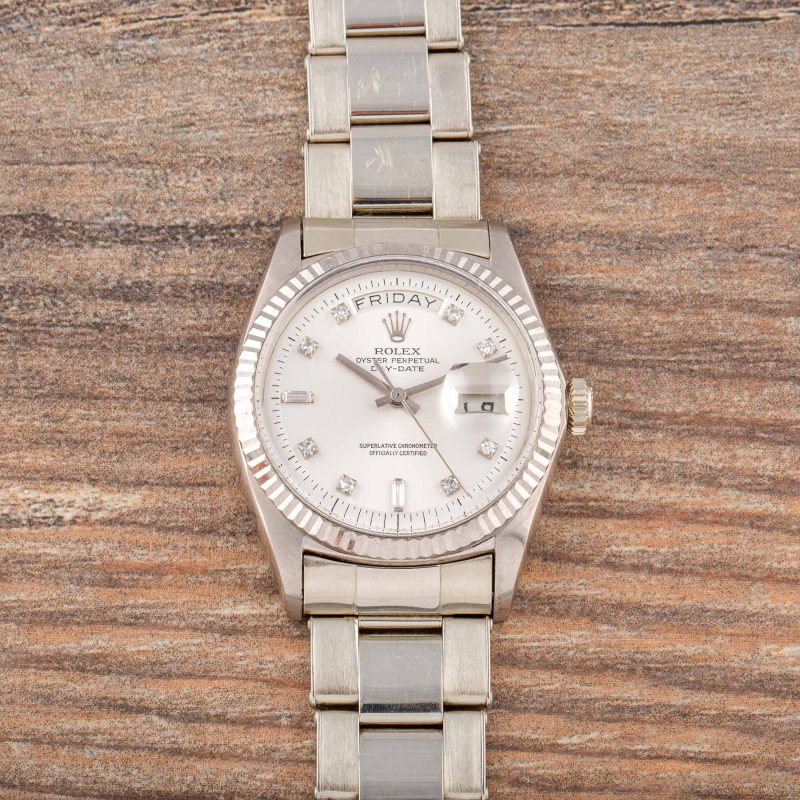 Rolex DAYDATE REF. 1803 DIAMOND DIAL “RIVETTI” BRACELET
