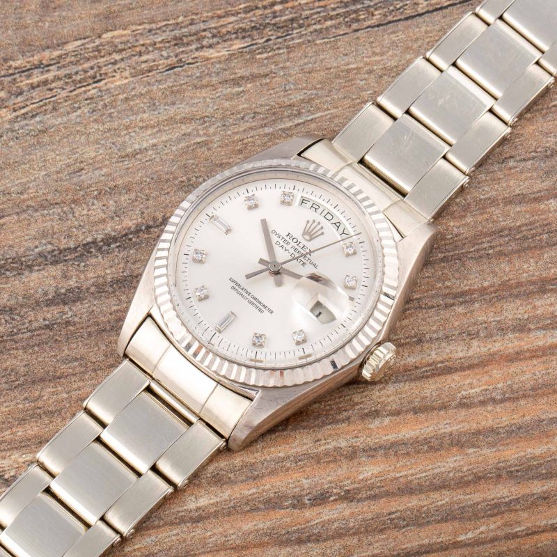 Rolex DAYDATE REF. 1803 DIAMOND DIAL “RIVETTI” BRACELET