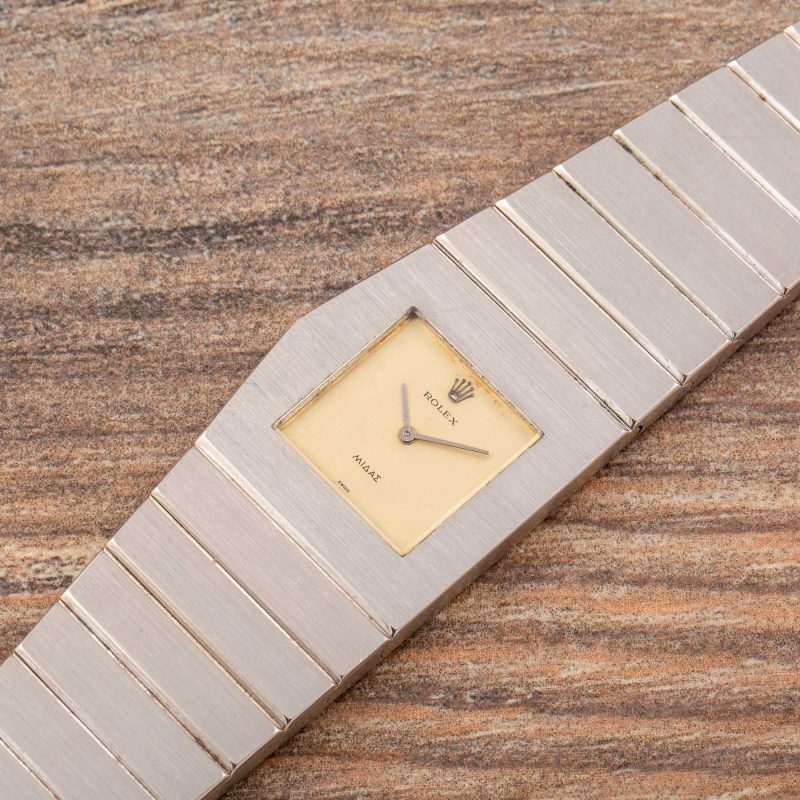 Rolex KING MIDAS REFERENCE 3580 WHITE GOLD “CREAM” DIAL