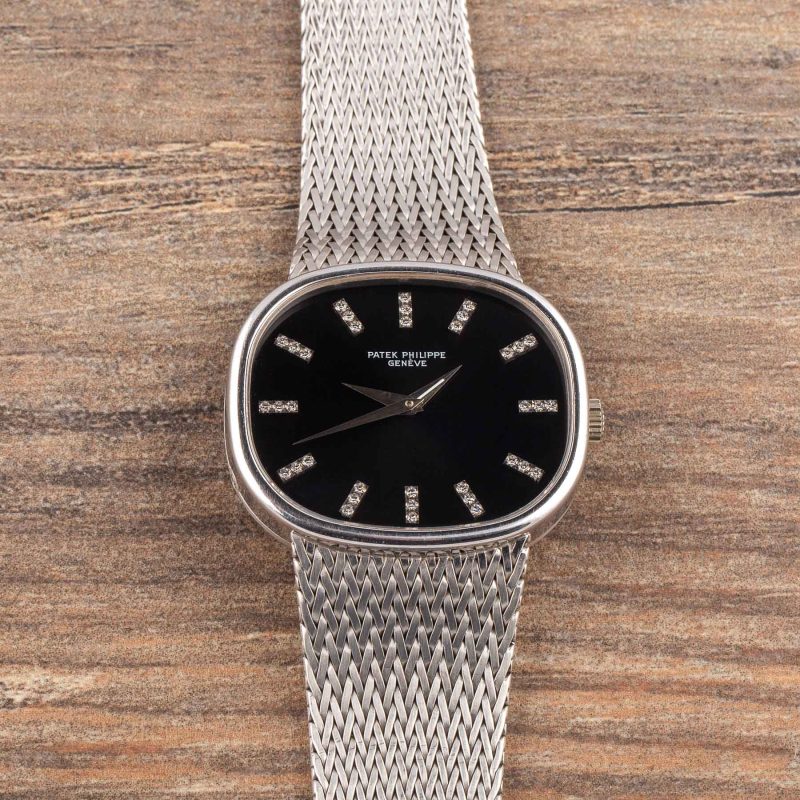 Patek Philippe GOLDEN ELLIPSE 3619 DUAL TIME WHITE GOLD WITH BRACELET