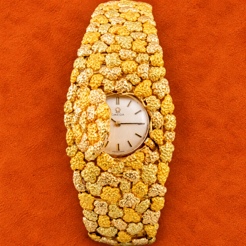 Omega NUGGET BRACELET WATCH BY GILBERT ALBERT