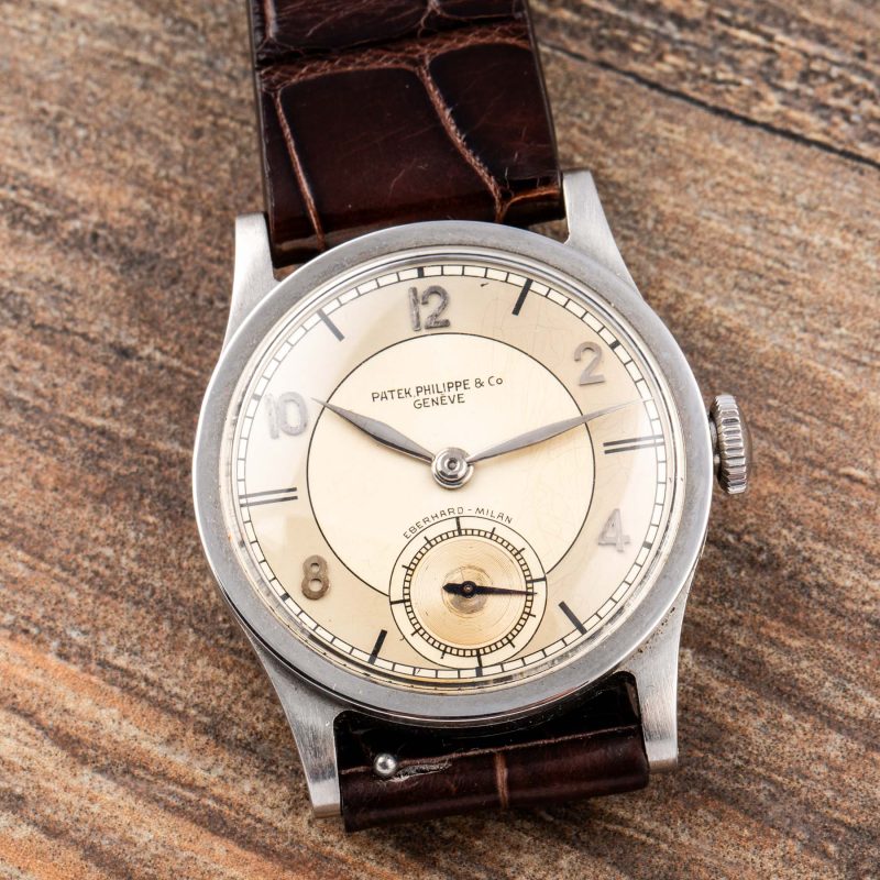Patek Philippe CALATRAVA REF. 96 STAINLESS STEEL RETAILED BY EBERHARD MILAN