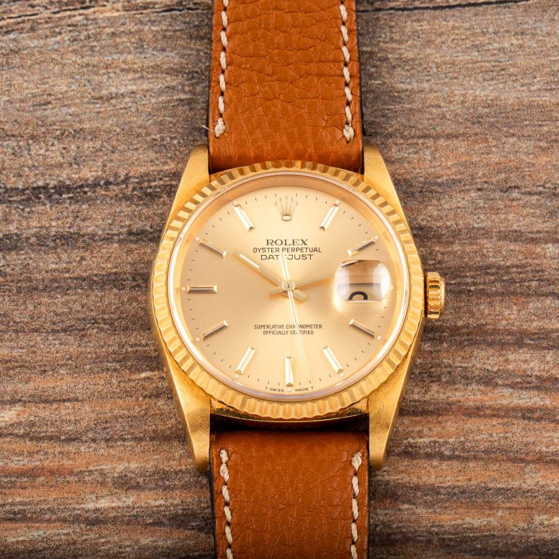 Rolex DATEJUST 16018 YELLOW GOLD FULL SET