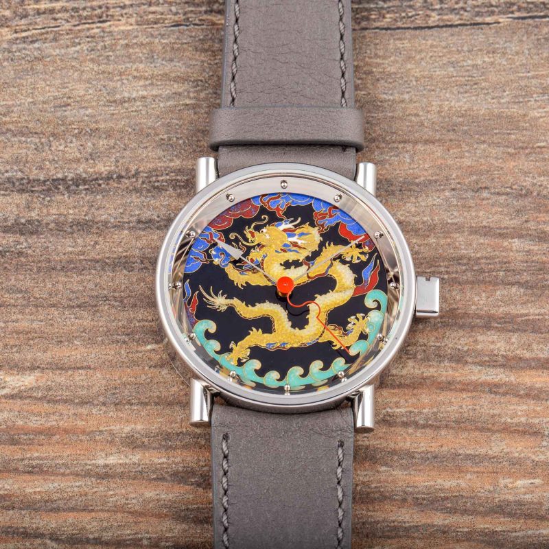 Alain Silberstein KLUB MEDIO “DRAGON CLOISONNE” DIAL REF. KM09AS 100 PIECES