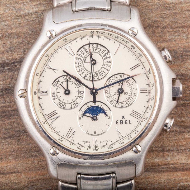 Ebel EL PRIMERO  PERPETUAL CALENDAR WHITE GOLD 