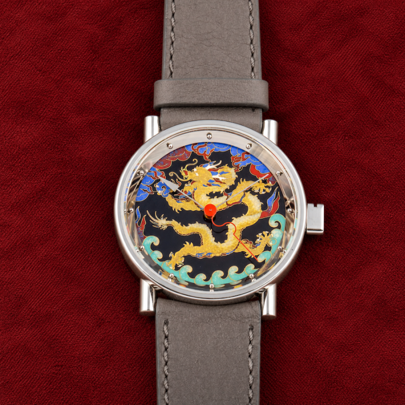 Alain Silberstein KLUB MEDIO “DRAGON CLOISONNE” DIAL REF. KM09AS 100 PIECES