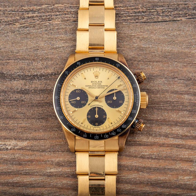 Rolex DAYTONA 6263 YELLOW GOLD 18KT CHAMPAGNE DIAL