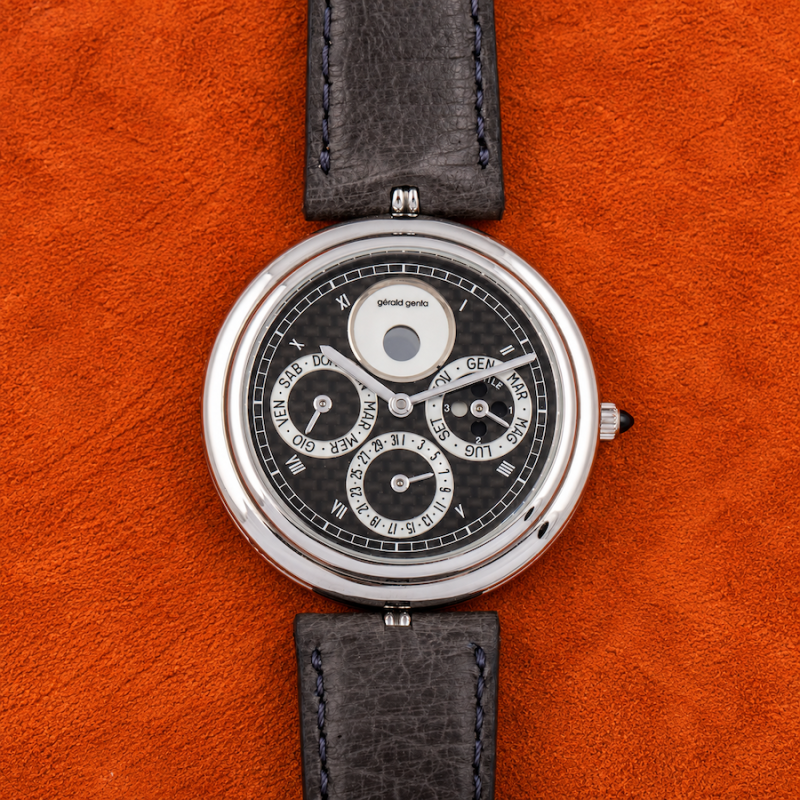 Gerald Genta PERPETUAL CALENDAR REF. G2132.7 STAINLESS STEEL