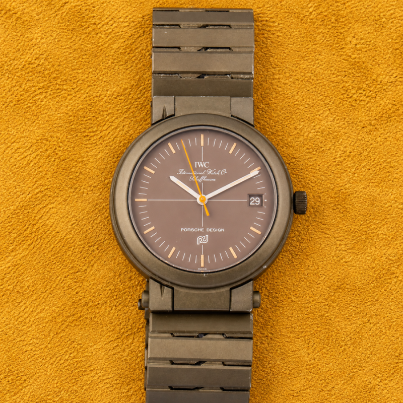 Iwc PORSCHE DESIGN COMPASS WATCH GREEN OLIVE