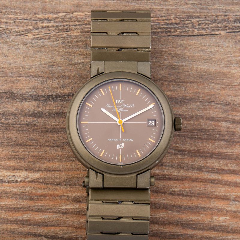 Iwc PORSCHE DESIGN COMPASS WATCH GREEN OLIVE