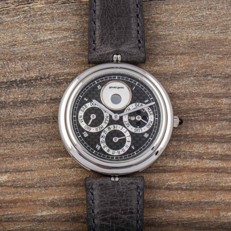 Gerald Genta PERPETUAL CALENDAR REF. G2132.7 STAINLESS STEEL