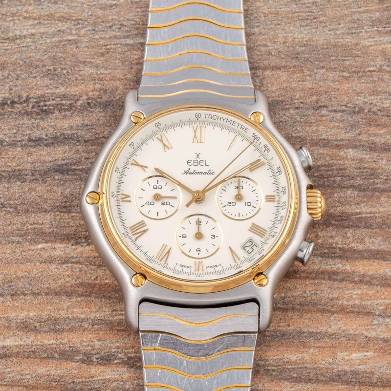 Ebel CHRONOGRAPH 1911 EL PRIMERO STEEL AND YELLOW GOLD