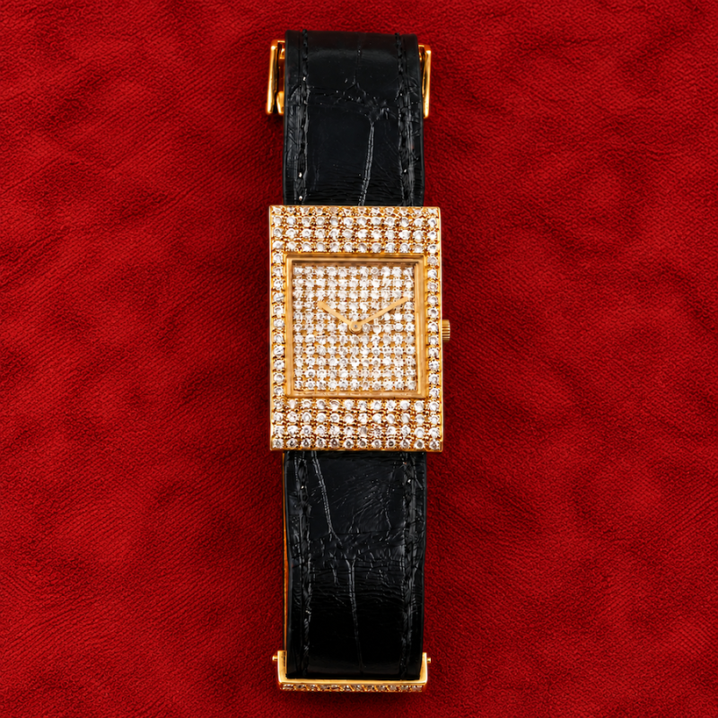 Boucheron REFLET PAVÉ DIAMOND WATCH YELLOW GOLD