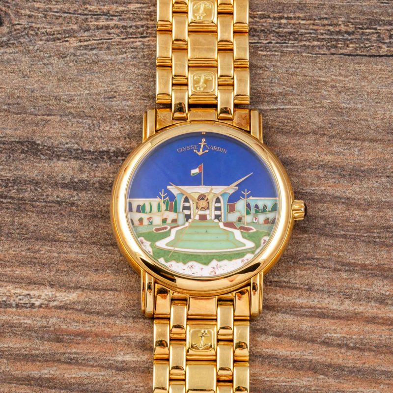 Ulysse Nardin SAN MARCO ENAMEL DIAL LIMITED EDITION WITH BRACELET IN YELLOW GOLD