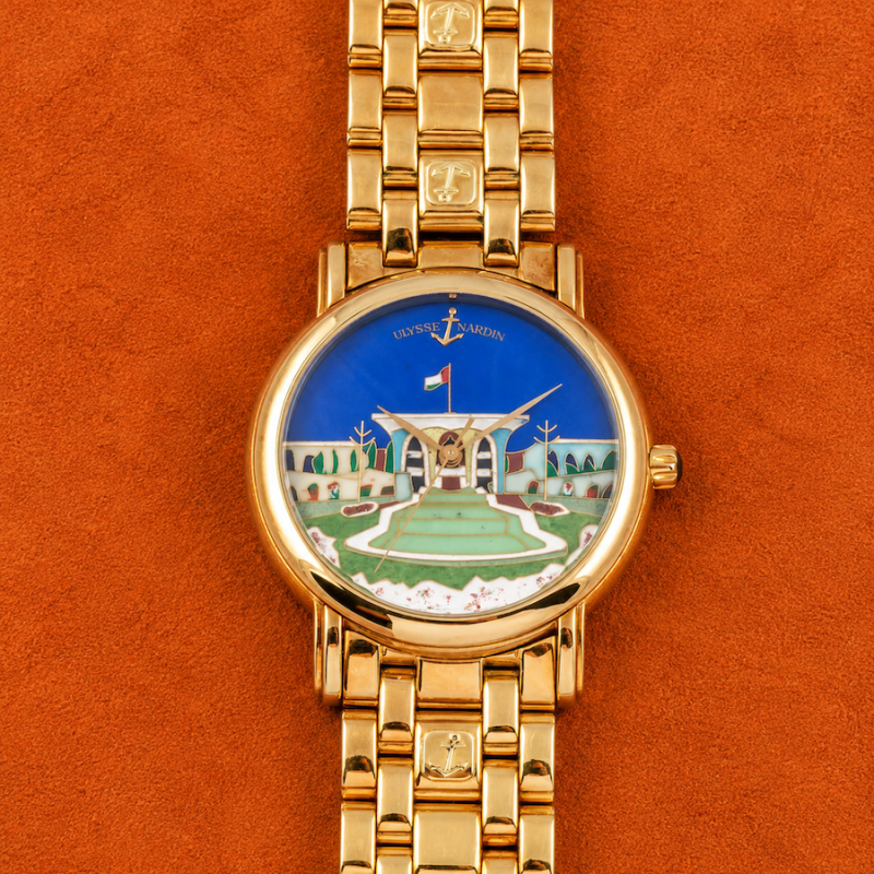 Ulysse Nardin SAN MARCO ENAMEL DIAL LIMITED EDITION WITH BRACELET IN YELLOW GOLD